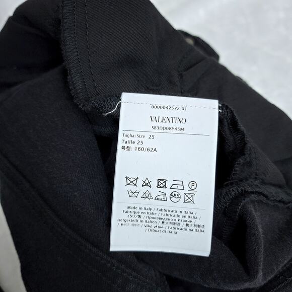 Valentino x Izumi Miyazaki 'Gravitation' Butterfly Print Jeans Black MSRP $2590 - Picture 13 of 16